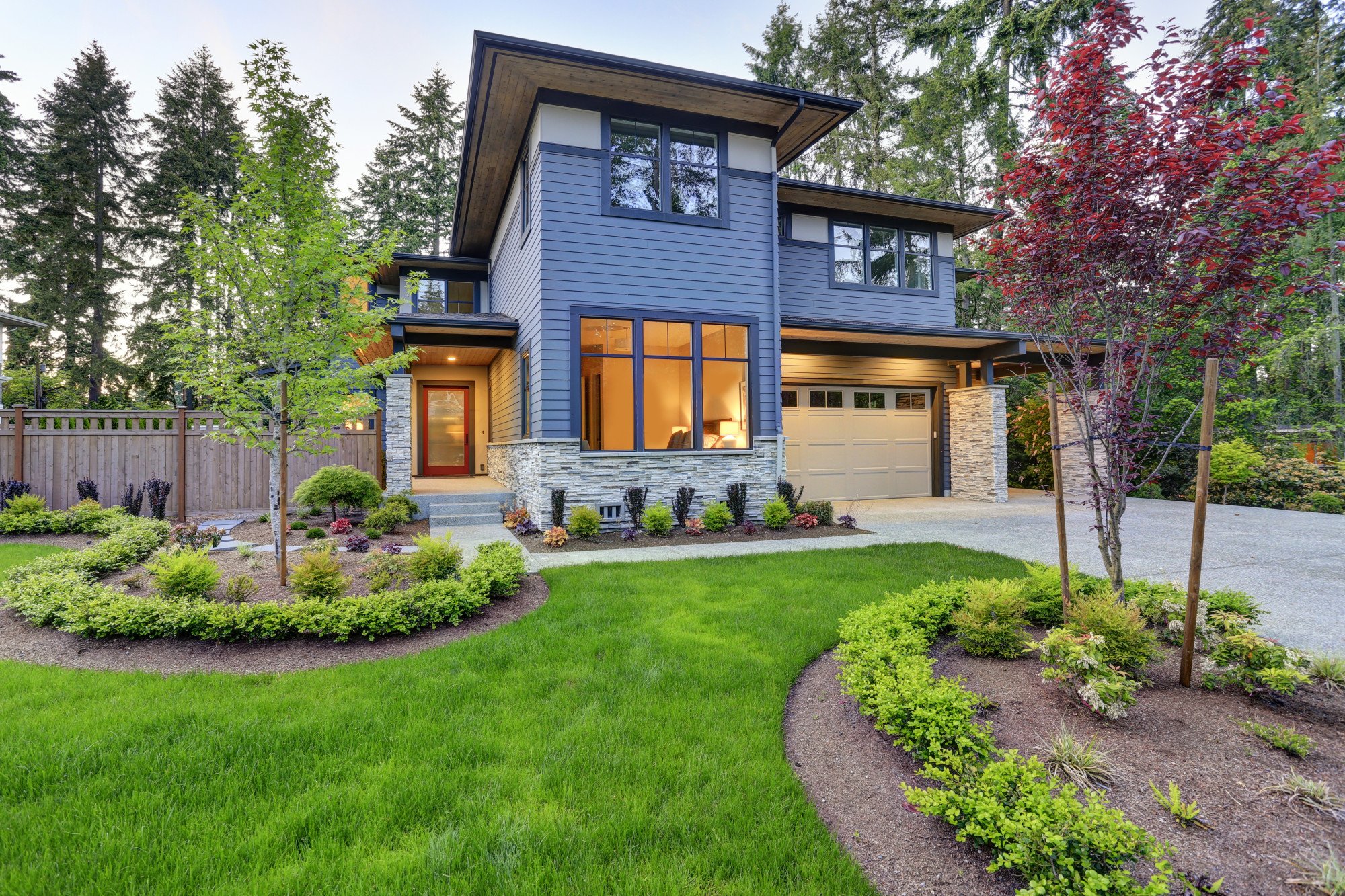 The Best Tips on How to Add Curb Appeal to a Flat Front House - Angela ...