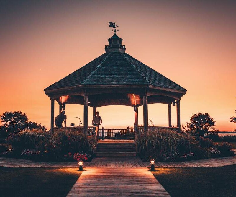 Timber Frame Pavilions in Outdoor Event Spaces