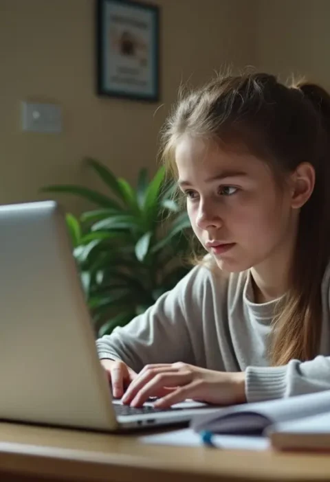 online private school student