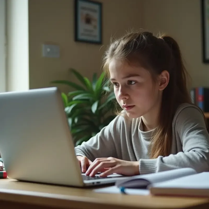 online private school student