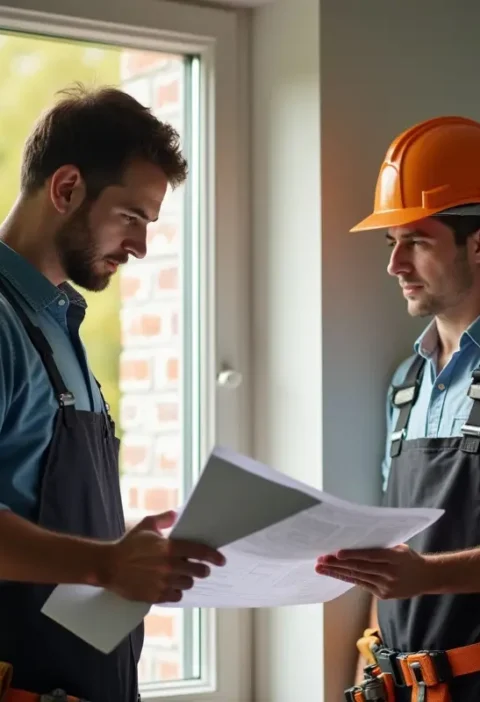 homeowner selecting the right professional for smooth window replacement