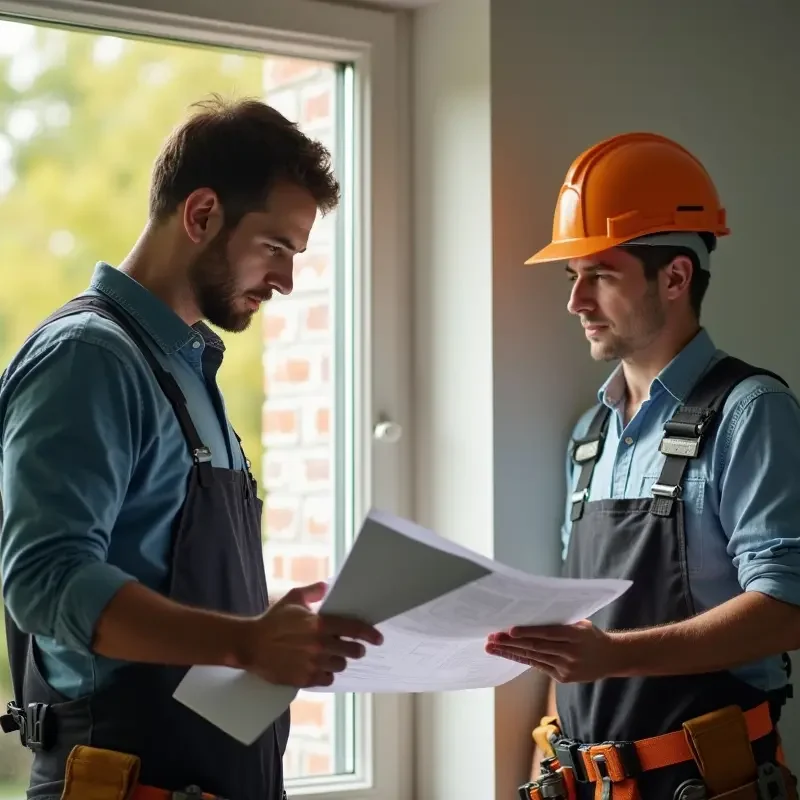 homeowner selecting the right professional for smooth window replacement