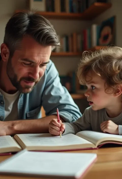 Father Prepare His Child for Postsecondary Success