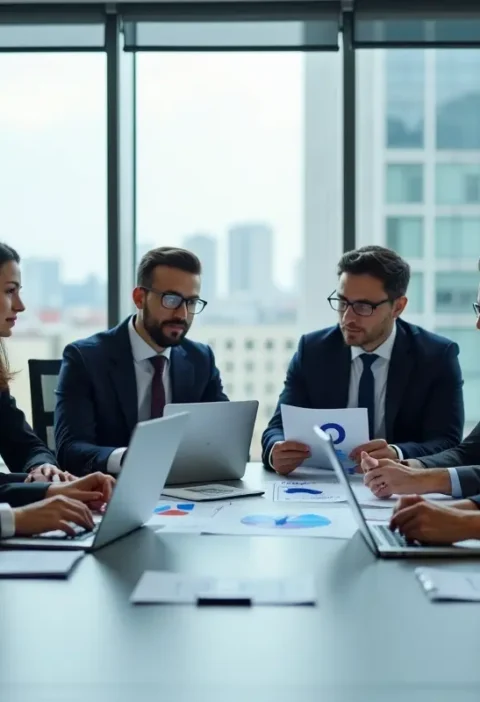 business team discusing about AI for the bussiness