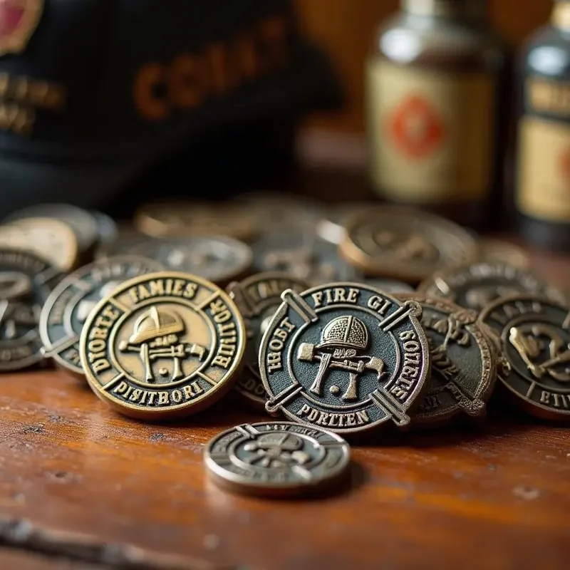 Firefighter Challenge Coins