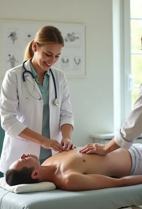 person receiving chiropractic adjustment for improved overall body wellness