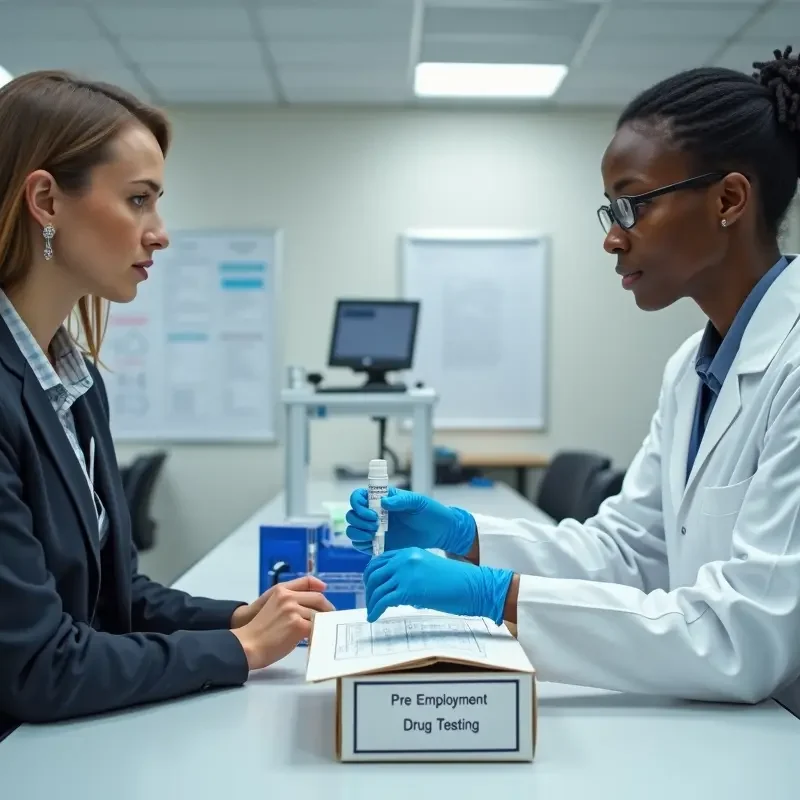 employer conducting drug testing for pre employment screening benefits