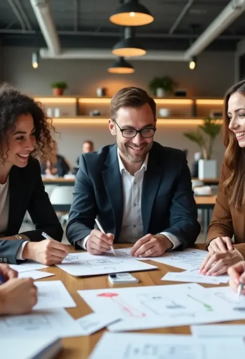 entrepreneur building strong brand identity that attracts loyal clients