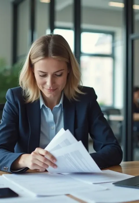 business owner reviewing business insurance coverage and protection options