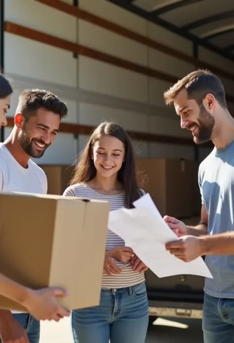 family choosing reliable long distance moving company for relocation