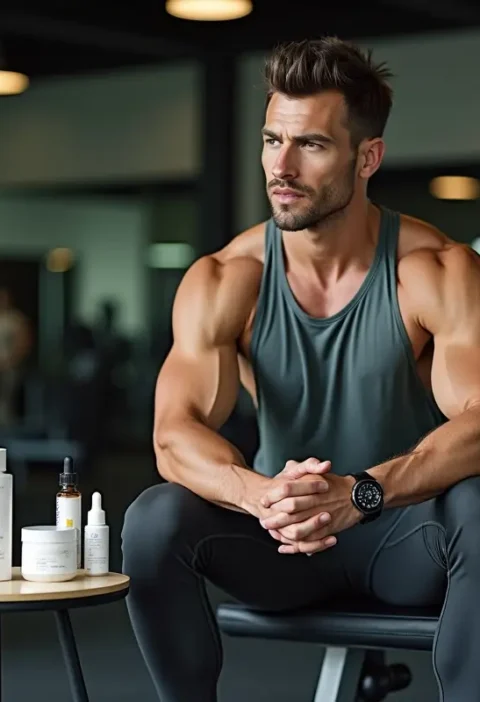 modern athlete using dispensary products to support recovery and performance