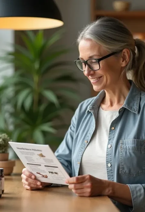 consumer choosing cannabis products based on personal wellness preferences