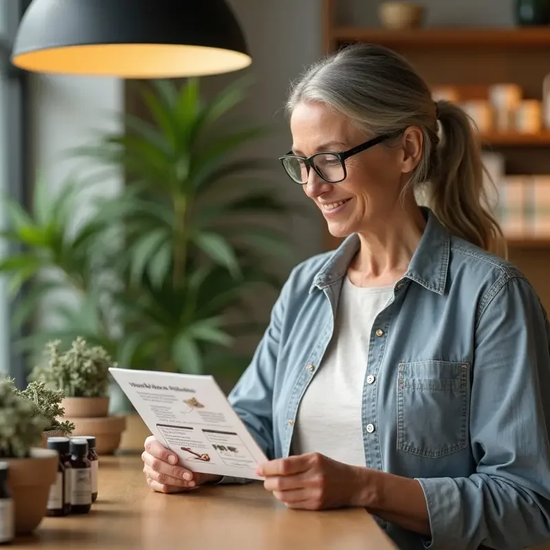 consumer choosing cannabis products based on personal wellness preferences