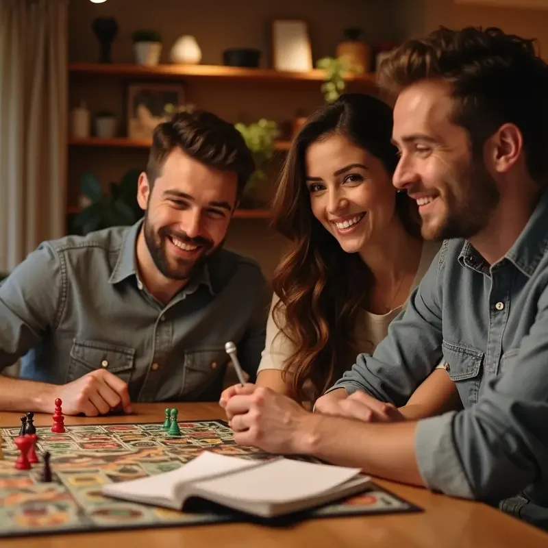 couple planning fun game night activities for enjoyable shared experience