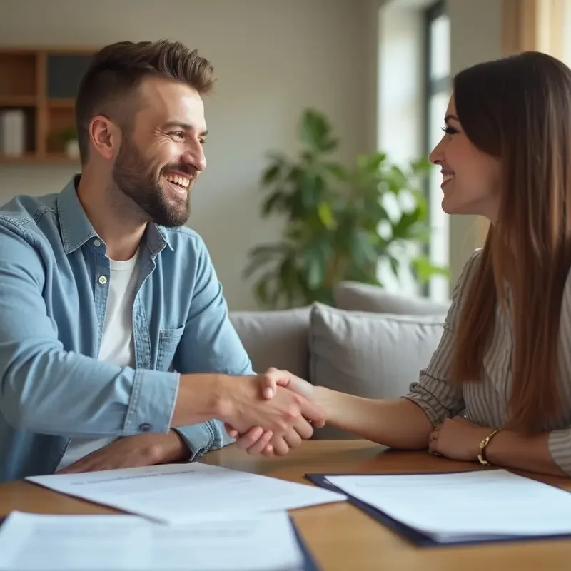 homeowner using professional home buying services for fast property closings