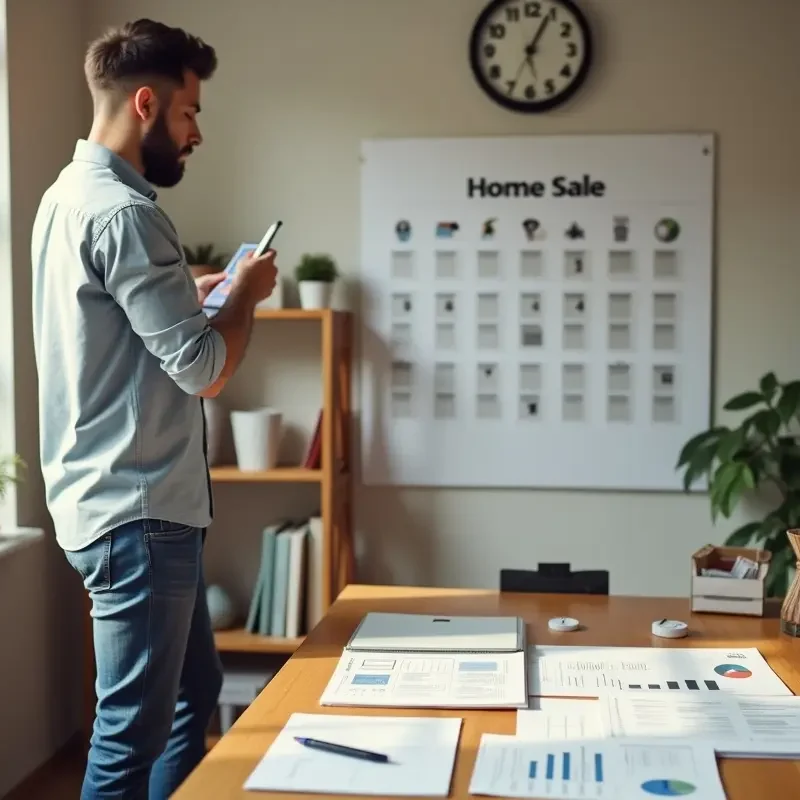 homeowner using timing strategies to maximize home sale success