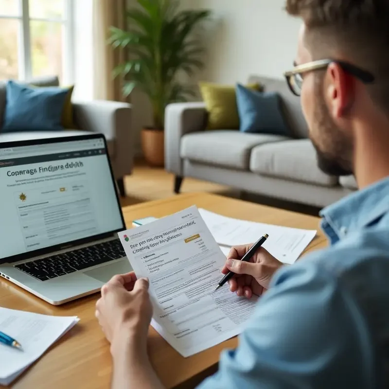 homeowner comparing different homeowners insurance coverage options available