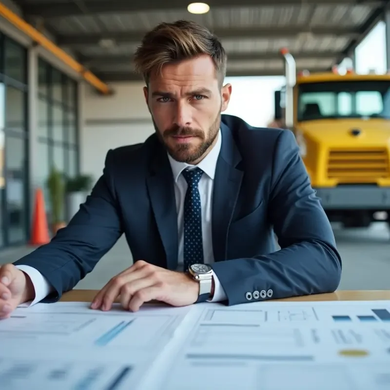entrepreneur starting industrial cleaning service with proper business planning
