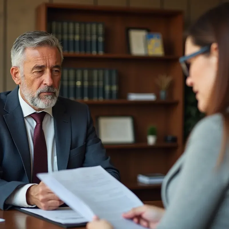 man receiving legal support while navigating complex divorce process