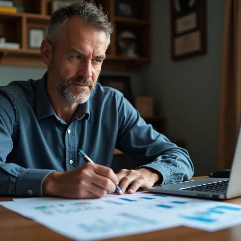 sports bettor reviewing nfl betting tips for smarter wagering decisions