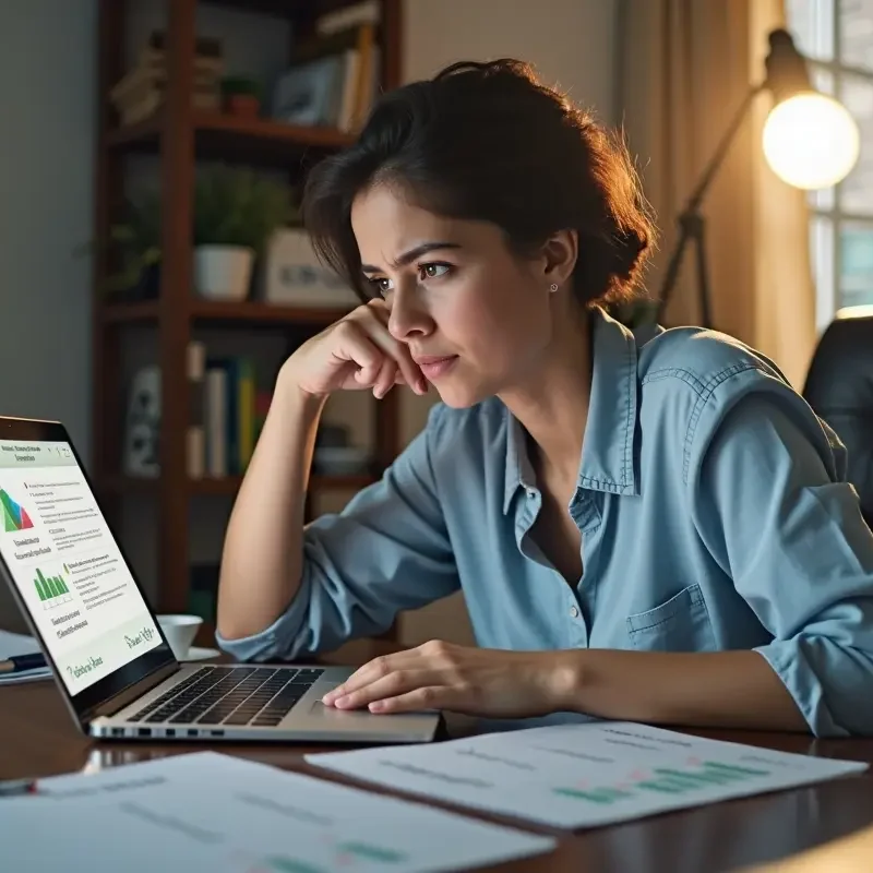person searching best online loan options with bad credit score