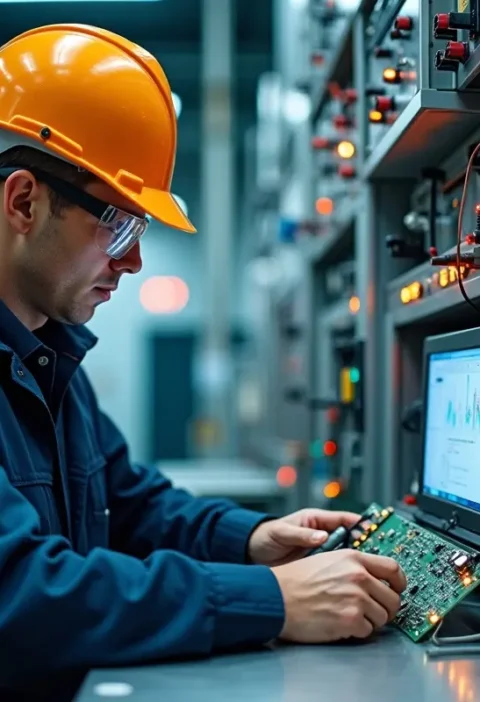 engineer using innovative electrical testing methods for reliable industries