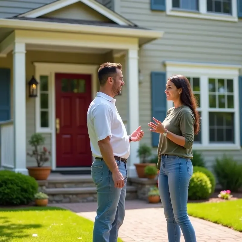 homeowner using practical selling strategies to stand out in market