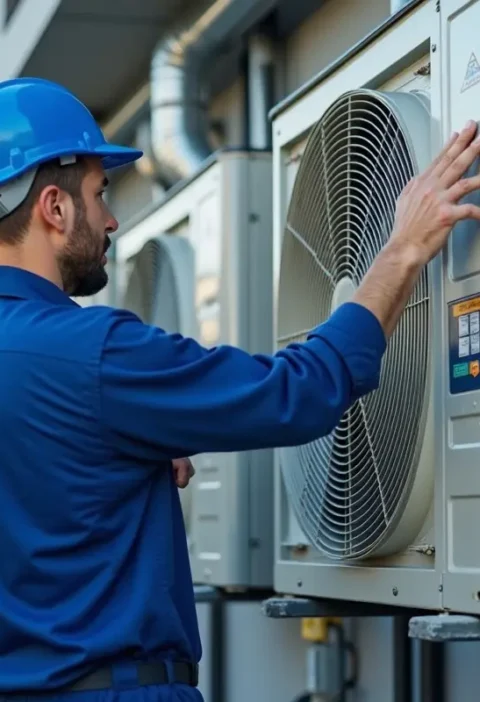technician explaining essential steps involved in hvac installation process