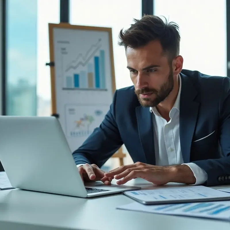 entrepreneur applying innovative investment strategies for business growth