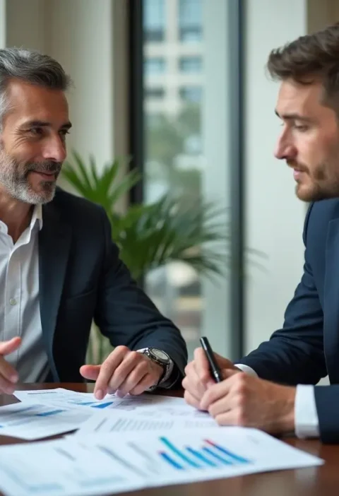 borrower using mortgage broker expertise to secure suitable home loan