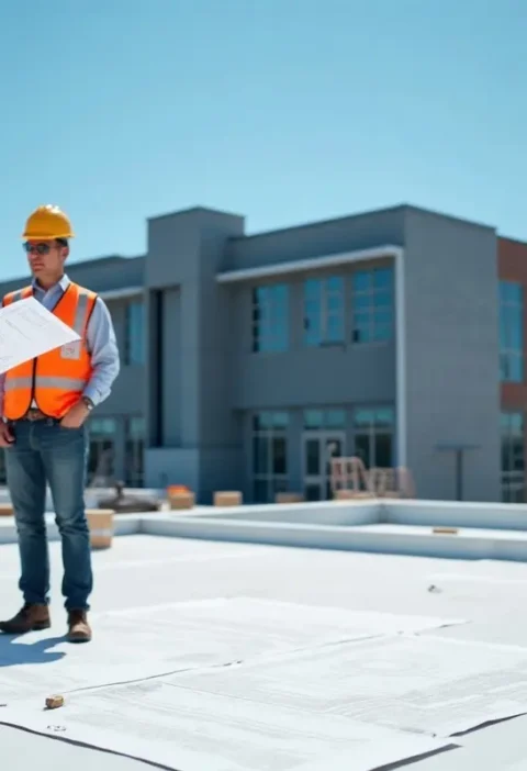 facility manager following best practices for commercial roof replacement planning