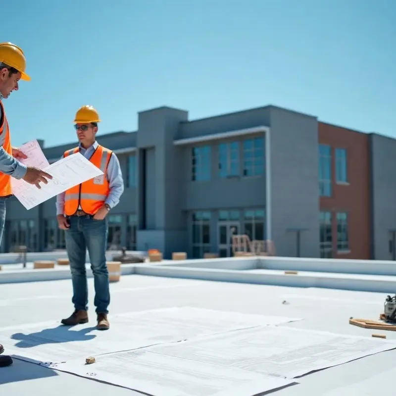 facility manager following best practices for commercial roof replacement planning