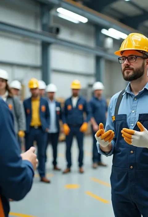 employer implementing workplace safety steps to protect employees effectively