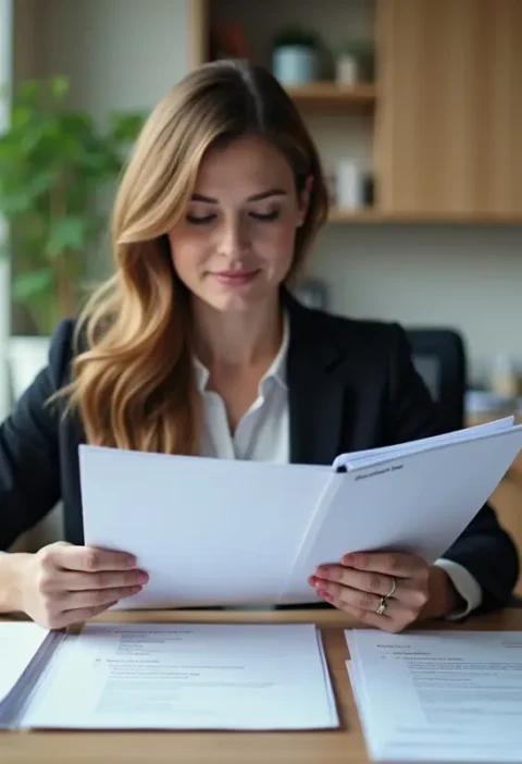 person managing court filings with clear guidance and simple legal information