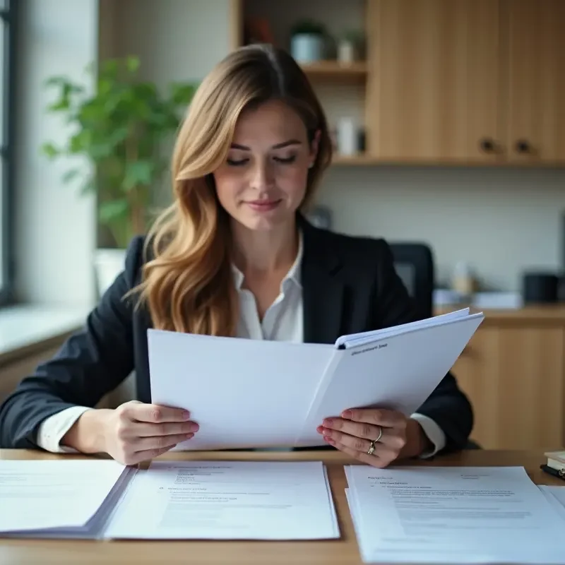person managing court filings with clear guidance and simple legal information