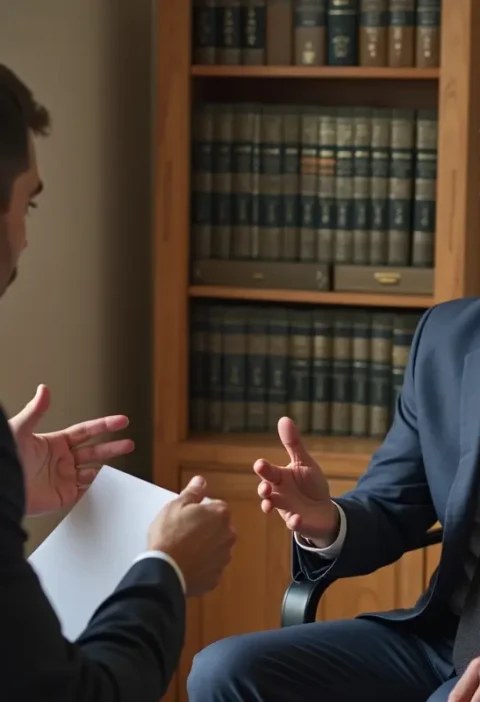 e scooter accident victim discussing legal rights with personal injury attorney
