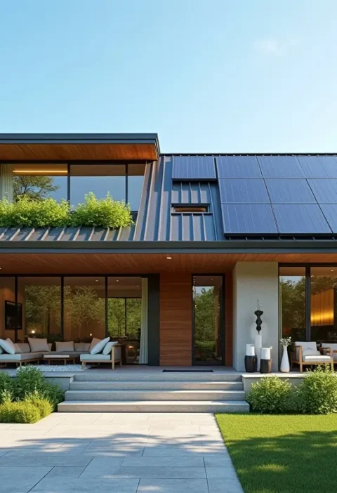 energy efficient roofing supporting sustainable and comfortable modern home living