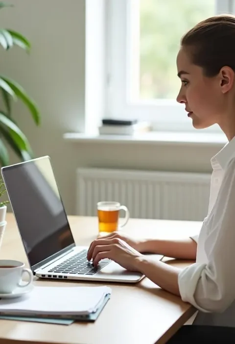 person researching wellness options before choosing a new health approach