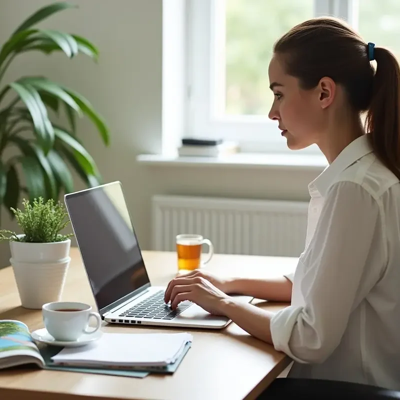 person researching wellness options before choosing a new health approach