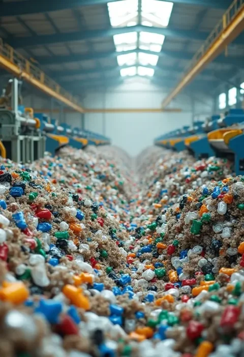 recycling facility improving efficiency while reducing environmental waste