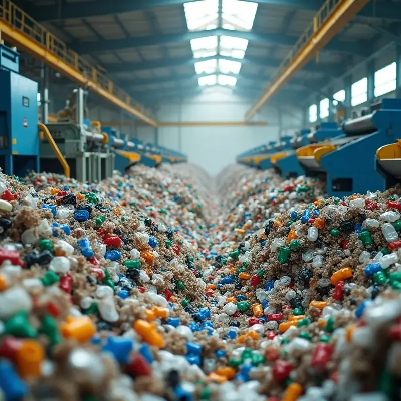 recycling facility improving efficiency while reducing environmental waste