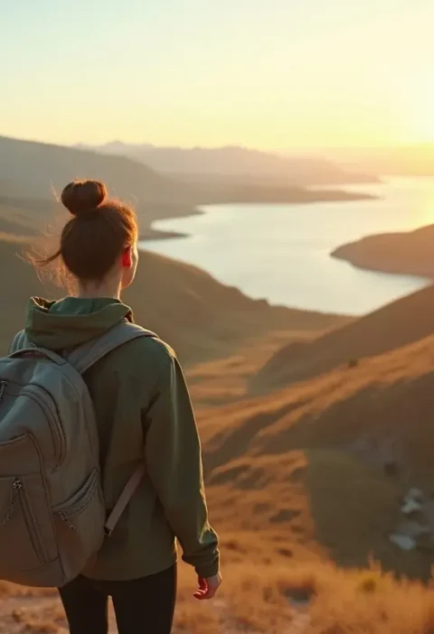 solo female traveler exploring safe scenic destinations across america